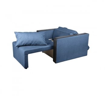 Кресло-кровать Милена с подлокотниками Синий в Нягани - nyagan.mebel-74.com | фото