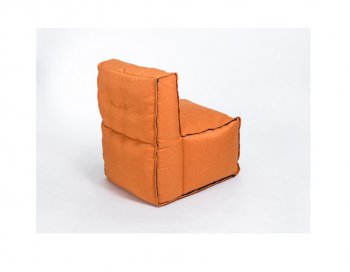 Модульное кресло Комфорт Колор прямое оранжевое в Нягани - nyagan.mebel-74.com | фото