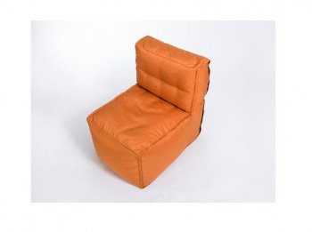 Модульное кресло Комфорт Колор прямое оранжевое в Нягани - nyagan.mebel-74.com | фото