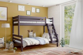АДЕЛЬ Кровать двухъярусная с наклонной лестницей (лаванда) в Нягани - nyagan.mebel-74.com | фото
