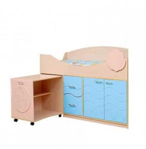 Набор мебели для детской Юниор -12.2 (700*1860) МДФ матовый в Нягани - nyagan.mebel-74.com | фото