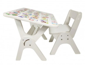 Детский растущий стол-парта и стул Я САМ "Умка" (Алфавит) в Нягани - nyagan.mebel-74.com | фото