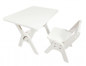 Детский растущий стол-парта и стул Я САМ "Умка" (Белый) в Нягани - nyagan.mebel-74.com | фото