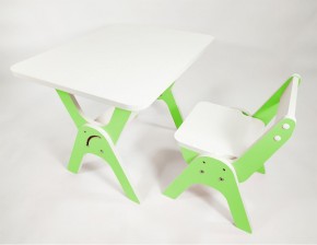 Детский растущий стол-парта и стул Я САМ "Умка" (Зеленый) в Нягани - nyagan.mebel-74.com | фото