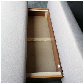 Диван-кровать Комфорт без подлокотников BALTIC AZURE (4 подушки) в Нягани - nyagan.mebel-74.com | фото