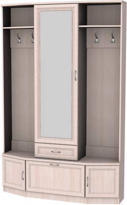 Шкаф для прихожей с зеркалом арт.600 в Нягани - nyagan.mebel-74.com | фото