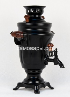 Электрический самовар "Черный Русский" матовый тюльпан в наборе на 1,5 литра. Ограниченная серия. в Нягани - nyagan.mebel-74.com | фото