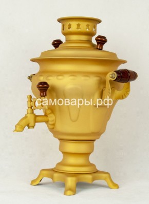 Электрический самовар "Русское золото" матовая груша на 2 литра (Ограниченная серия) в Нягани - nyagan.mebel-74.com | фото