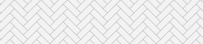Фартук Метро керамик (белая) CPL пластик МДФ 6 мм в Нягани - nyagan.mebel-74.com | фото