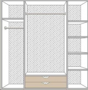 Спальный гарнитур Роза (шкаф 4-х дверный) в Нягани - nyagan.mebel-74.com | фото