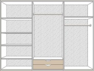 Спальный гарнитур Роза (шкаф 6-ти дверный) в Нягани - nyagan.mebel-74.com | фото