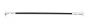 Турник раздвижной 1250-1500 цв. белый-черный FLEXTER PROFI в Нягани - nyagan.mebel-74.com | фото