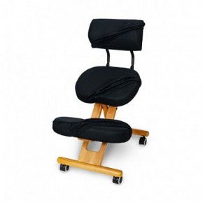 Коленный стул со спинкой Smartstool KW02В + Чехлы в Нягани - nyagan.mebel-74.com | фото