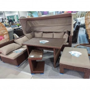 Комплект мебели с диваном AFM-320B-T320 Brown в Нягани - nyagan.mebel-74.com | фото