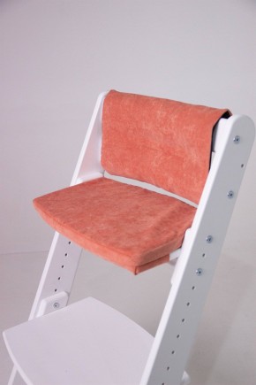 Комплект растущий стул и подушки Конёк Горбунёк Комфорт  (Белый, Терракота) в Нягани - nyagan.mebel-74.com | фото
