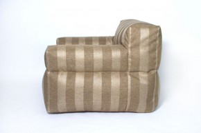 Кресло бескаркасное Уют полоса (Коричневый) в Нягани - nyagan.mebel-74.com | фото