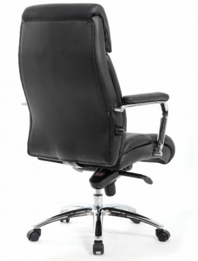Кресло BRABIX PREMIUM "Phaeton EX-502" (кожа с компаньоном, хром, черное) 530882 в Нягани - nyagan.mebel-74.com | фото