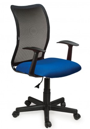 Кресло BRABIX "Spring MG-307", с подлокотниками, комбинированное синее/черное TW, 531404 в Нягани - nyagan.mebel-74.com | фото