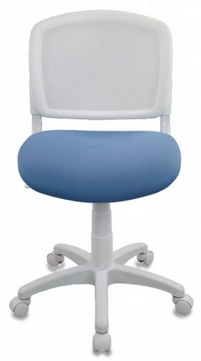 Кресло детское Бюрократ CH-W296NX/26-24 белый TW-15 голубой 26-24 в Нягани - nyagan.mebel-74.com | фото
