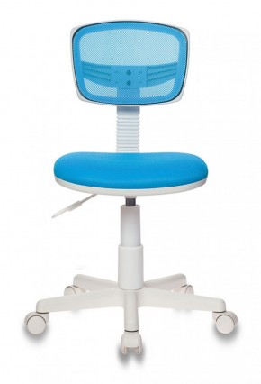 Кресло детское Бюрократ CH-W299/LB/TW-55 голубой в Нягани - nyagan.mebel-74.com | фото