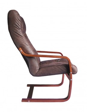Кресло для отдыха (пружинка) Магнат 102-З-Ш замша ШОКОЛАД в Нягани - nyagan.mebel-74.com | фото