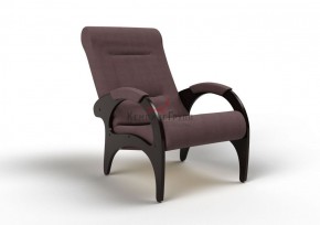 Кресло для отдыха Римини 19-Т-КМ (ткань/венге) КОФЕ С МОЛОКОМ в Нягани - nyagan.mebel-74.com | фото