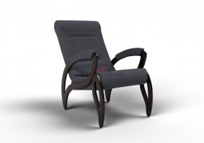 Кресло для отдыха Зельден 20-Т-ГР (ткань/венге) ГРАФИТ в Нягани - nyagan.mebel-74.com | фото
