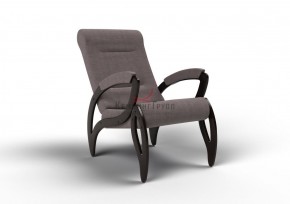 Кресло для отдыха Зельден 20-Т-ГР (ткань/венге) ГРАФИТ в Нягани - nyagan.mebel-74.com | фото