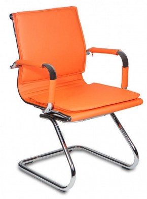 Кресло для посетителя Бюрократ CH-993-Low-V/orange оранжевый в Нягани - nyagan.mebel-74.com | фото