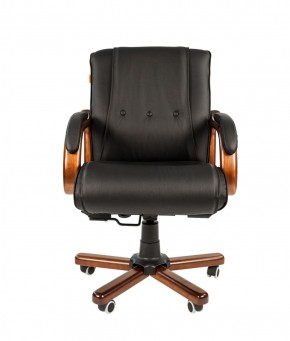 Кресло для руководителя CHAIRMAN  653 М (Кожа) Черное в Нягани - nyagan.mebel-74.com | фото