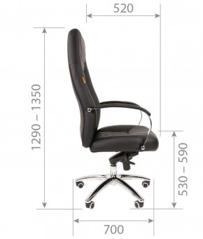 Кресло для руководителя CHAIRMAN 950 (Экокожа) Черное в Нягани - nyagan.mebel-74.com | фото