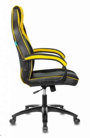 Кресло игровое Бюрократ VIKING 2 AERO YELLOW черный/желтый в Нягани - nyagan.mebel-74.com | фото