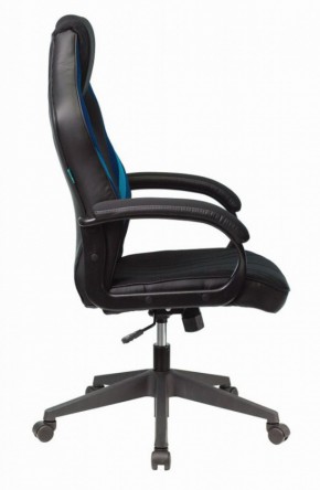 Кресло игровое Бюрократ VIKING 3 AERO BLUE черный/синий в Нягани - nyagan.mebel-74.com | фото