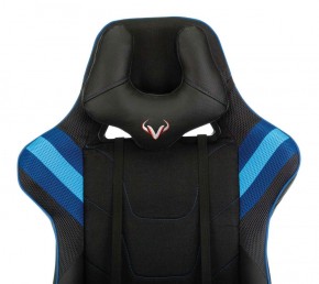Кресло игровое Бюрократ VIKING 4 AERO BLUE черный/синий в Нягани - nyagan.mebel-74.com | фото