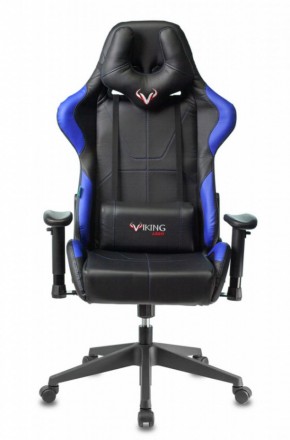 Кресло игровое Бюрократ VIKING 5 AERO BLUE черный/синий в Нягани - nyagan.mebel-74.com | фото