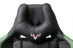 Кресло игровое Бюрократ VIKING 5 AERO LGREEN черный/салатовый в Нягани - nyagan.mebel-74.com | фото