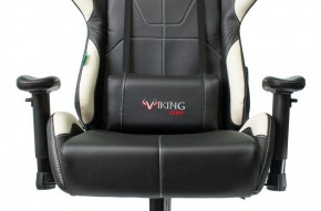 Кресло игровое Бюрократ VIKING 5 AERO WHITE черный/белый в Нягани - nyagan.mebel-74.com | фото