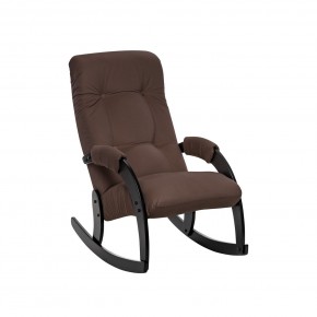 Кресло-качалка Модель 67 Венге, ткань V 26 в Нягани - nyagan.mebel-74.com | фото