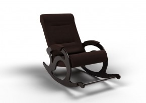 Кресло-качалка Тироль 12-Т-ГР (ткань/венге) ГРАФИТ в Нягани - nyagan.mebel-74.com | фото