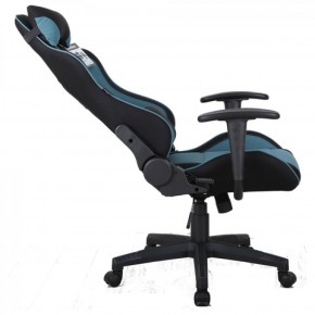 Кресло компьютерное BRABIX "GT Racer GM-100" (черное/голубое) 531818 в Нягани - nyagan.mebel-74.com | фото