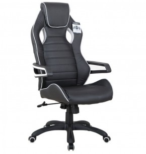 Кресло компьютерное BRABIX Techno Pro GM-003 (экокожа черное/серое, вставки серые) 531814 в Нягани - nyagan.mebel-74.com | фото