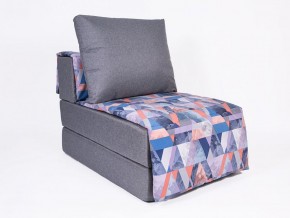 Кресло-кровать бескаркасное Харви (серый-сноу деним) в Нягани - nyagan.mebel-74.com | фото