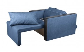 Кресло-кровать Милена с подлокотниками (синий) Велюр в Нягани - nyagan.mebel-74.com | фото