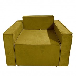 Кресло-кровать Принц КК1-ВГ (велюр горчичный) в Нягани - nyagan.mebel-74.com | фото