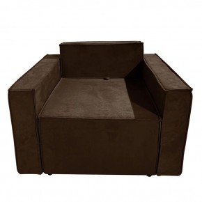 Кресло-кровать Принц КК1-ВК (велюр коричневый) в Нягани - nyagan.mebel-74.com | фото