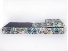Кресло-кровать-пуф бескаркасное Окта (Велюр принт 2) в Нягани - nyagan.mebel-74.com | фото
