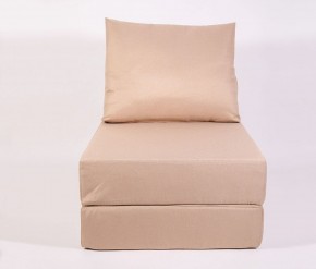 Кресло-кровать-пуф бескаркасное Прайм (Бежевый песочный) в Нягани - nyagan.mebel-74.com | фото