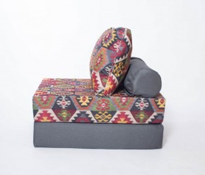 Кресло-кровать-пуф бескаркасное Прайм (мехико серый-графит) в Нягани - nyagan.mebel-74.com | фото
