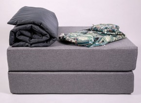 Кресло-кровать-пуф бескаркасное Прайм (мехико серый-графит) в Нягани - nyagan.mebel-74.com | фото