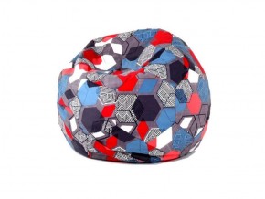 Кресло-мешок Мяч M (Geometry Slate) в Нягани - nyagan.mebel-74.com | фото